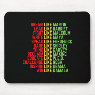 Mousepad Sonho Como Martin Men Meninas Meninas Negras Histo