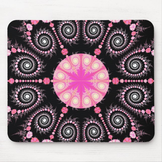Mousepad Sonho cor-de-rosa (Frente)
