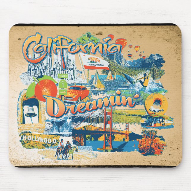Mousepad Sonho da Califórnia (Frente)