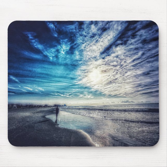 Mousepad sonho da praia enquanto você trabalha (Frente)