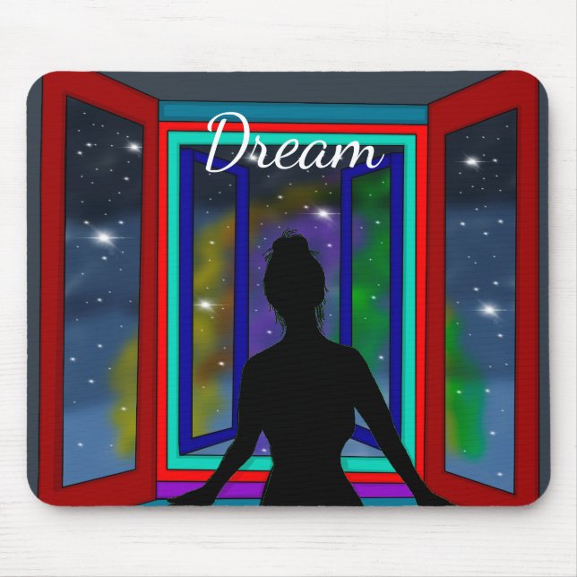 Mousepad Sonho de Arte Cósmica (Frente)