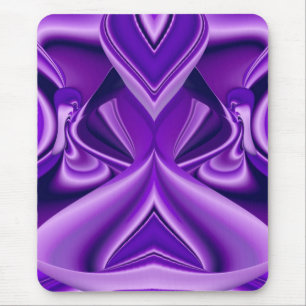 Mousepad Sonho de Flor Roxo, Abstrato Fantasy Arte Arco-Íri