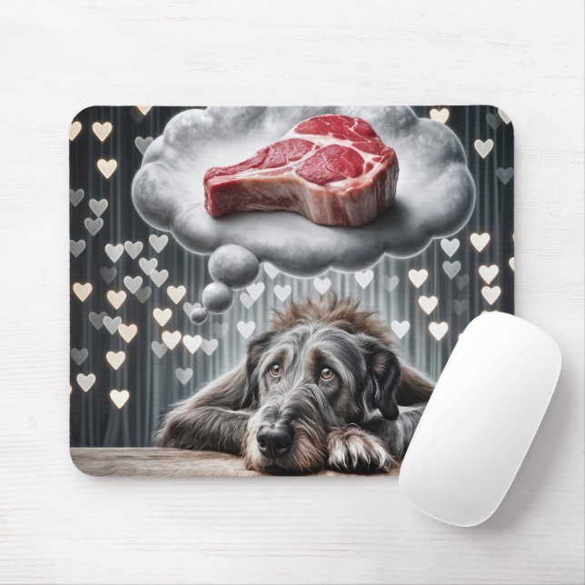Mousepad Sonho de Wolfhound Irlandês (Com mouse)