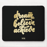 Sonho Dourado moderno acredita alcançar motivação