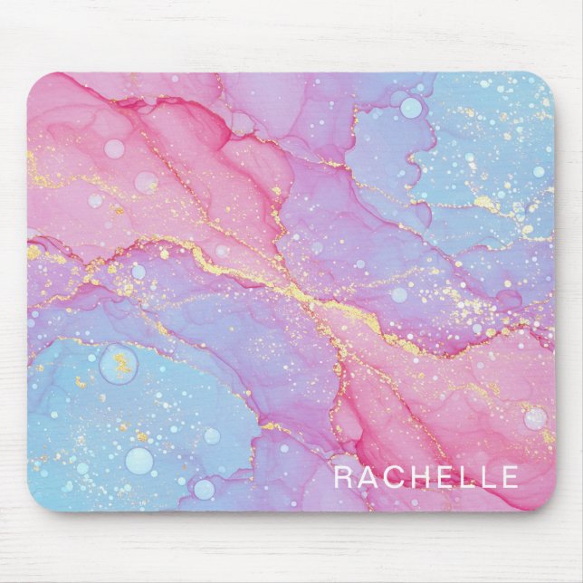 Mousepad Sonhos de algodão doce (Frente)