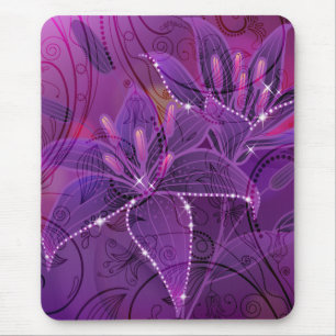 Mousepad Sonhos do roxo do lírio