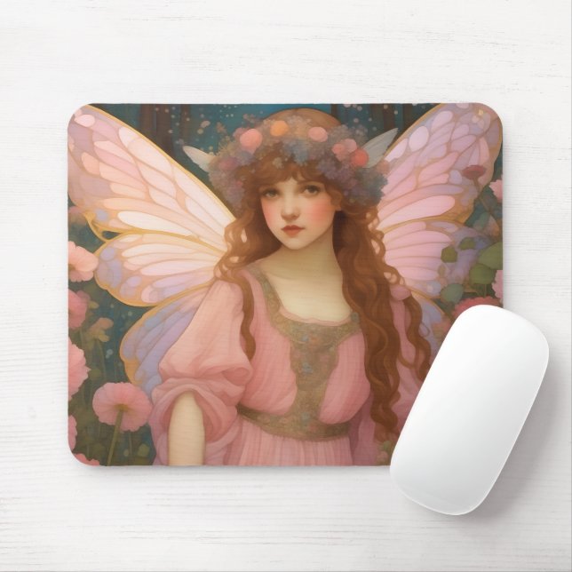 Mousepad Sonhos Encantadores: Um Retrato Leiteiro Branca Br (Com mouse)