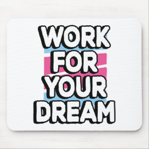 Mousepad Sonhos Motivação Sucesso Metas Inspirador