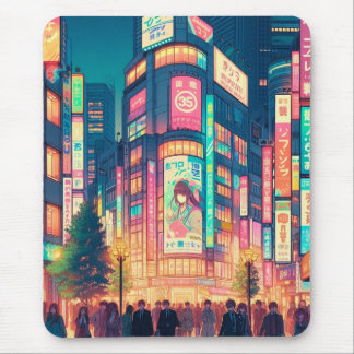 Mousepad Sonhos Neon de Shibuya