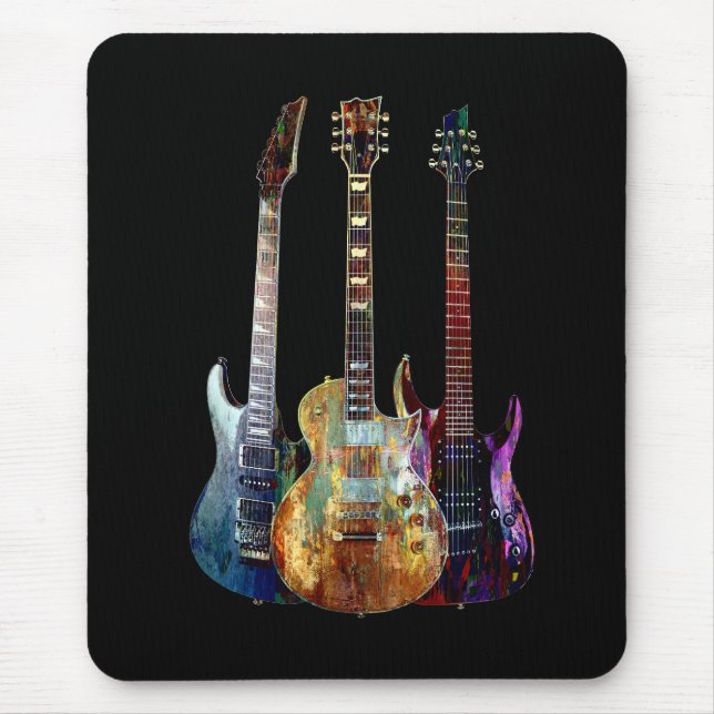 Mousepad Sons de música. Violão colorido (Frente)