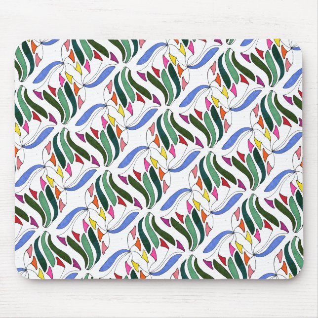 Mousepad "Soprando no Vento" Bloco de Abstrato (Frente)