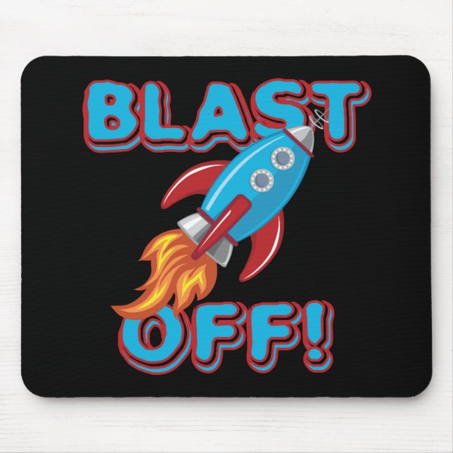Mousepad Sopre fora o navio de Rocket (Frente)