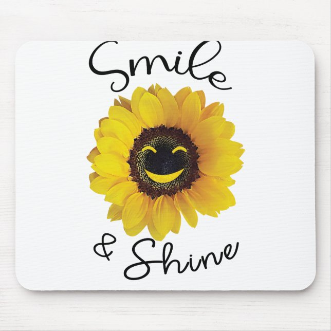Mousepad Sorria e brilho (Frente)