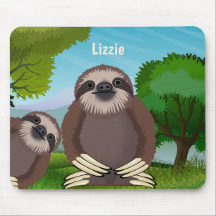Mousepad Sorriso das preguiças-de-açúcar, Mês