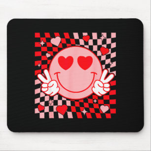 Mousepad Sorriso Fofo do Dia dos Namorados Rosto Sorridente
