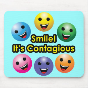 Mousepad Sorriso! Seu contagioso