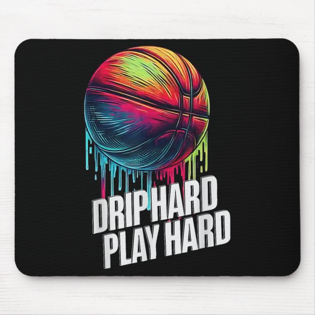 Mousepad Sorvete De Basquete Para Meninas Jovens Bas (Frente)