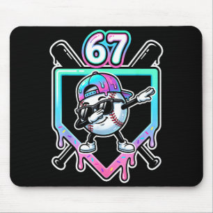 Mousepad Sorvete De Beisebol Gotejando 67 Jogador Dabbing S