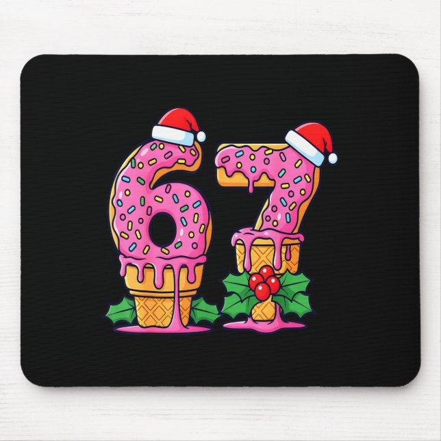 Mousepad Sorvete de Gotejamento de Beisebol 67 Estilo de Vi (Frente)