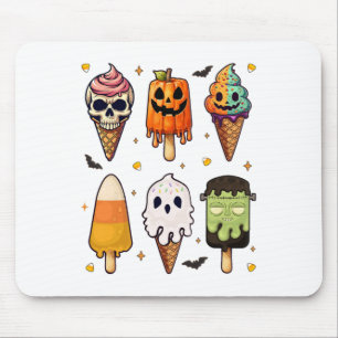 Mousepad Sorvete de Halloween dos Filmes de terror