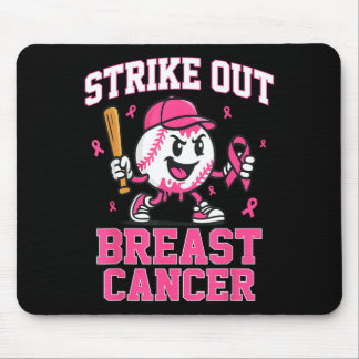 Mousepad Sorvete Drip de Beisebol Contra o Câncer de Mama