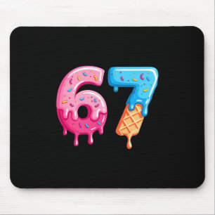 Mousepad Sorvete Seis Sete Gota Legal Meme 67 Número Divert
