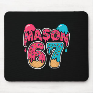 Mousepad Sorvete Seis Sete Gotejamento Esporte 67 Diversão