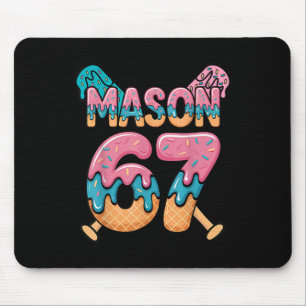 Mousepad Sorvete Six Seven Drip Esporte 67 Diversão Mason M