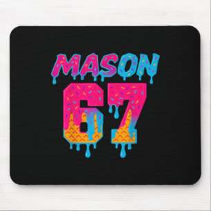 Mousepad Sorvete Six Seven Drip Sport 67 Mason Meme