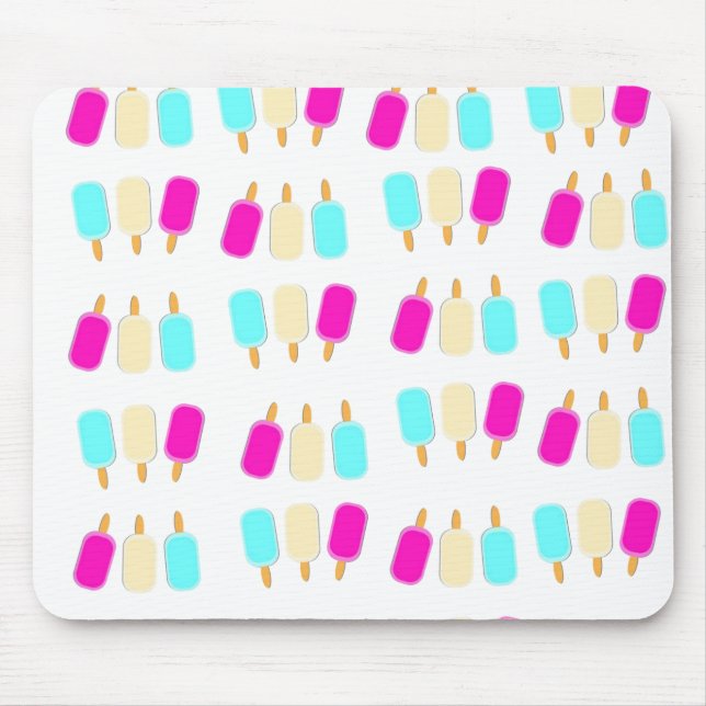 Mousepad sorvete três cores (Frente)