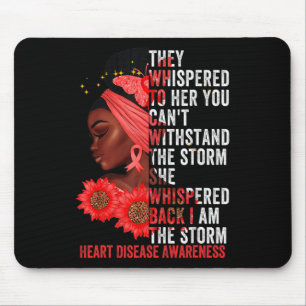 Mousepad Sou a Tempestade Mulheres Negras Sobrevivência da