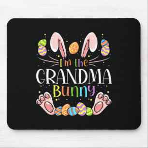 Mousepad Sou a vovó Festa de Páscoa Familiar Coelhante