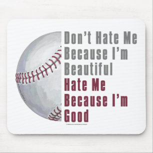 Mousepad Sou Bonita, Sou Boa Beisebol