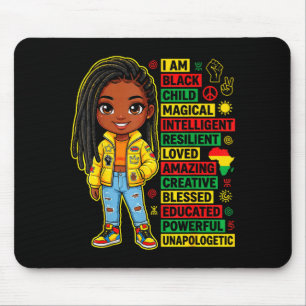 Mousepad Sou criança negra mágica mês da história negra afr