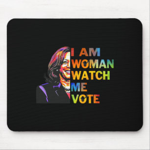 Mousepad Sou Mulher Assista-Me Kamala Harris Waltz 24 Madam