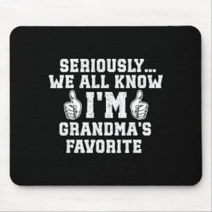 Mousepad Sou o neto favorito da vovó Neta Humo