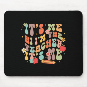 Mousepad Sou o professor Feliz de Volta à Escola