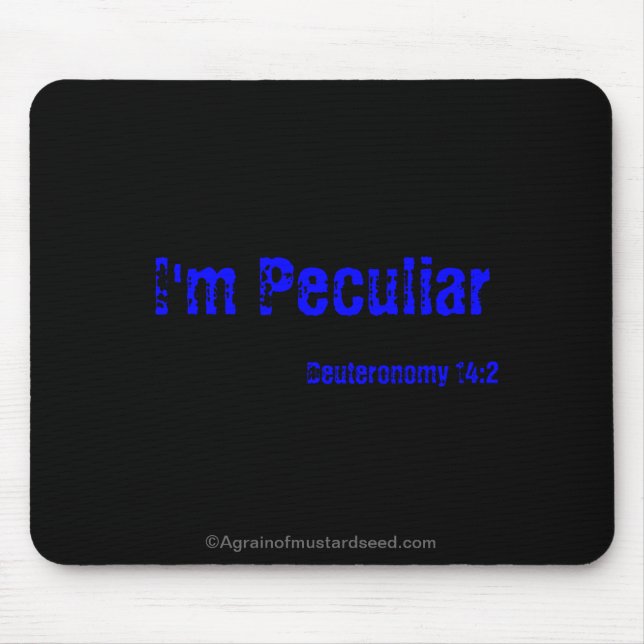Mousepad Sou Peculiar (Frente)
