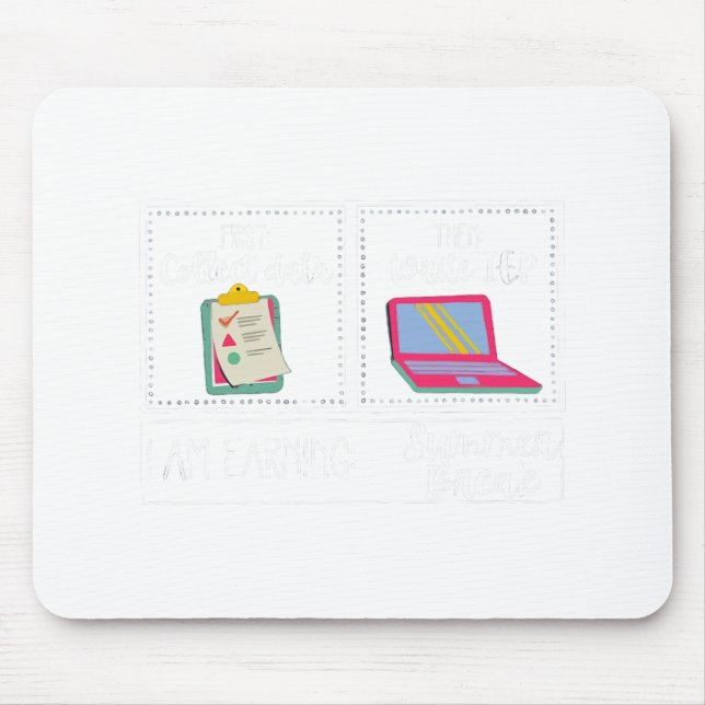 Mousepad Sou Professora De Break De Verão No Último Dia Da  (Frente)