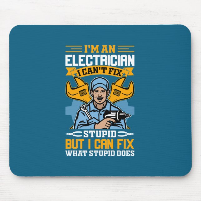 Mousepad Sou um eletricista (Frente)