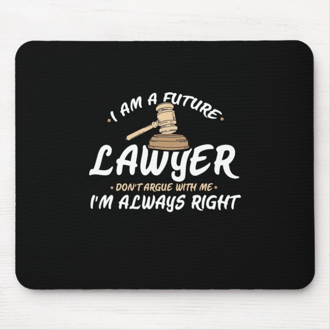 Mousepad Sou Um Futuro Advogado (Frente)