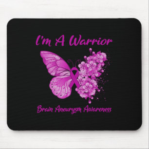 Mousepad Sou um guerreiro Cérebro Sensibilização 1