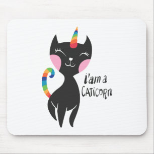 Mousepad Sou um unicórnio - Escolher cor de fundo