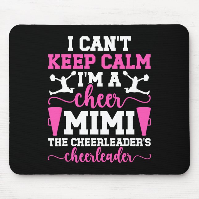 Mousepad Sou uma líder de torcida Mimi de uma líder de torc (Frente)