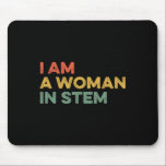 Mousepad Sou Uma Mulher No Stem Steminist Science Feminist<br><div class="desc">Sou Uma Mulher Em Ciência Esteminista Feminista Em Matemática</div>