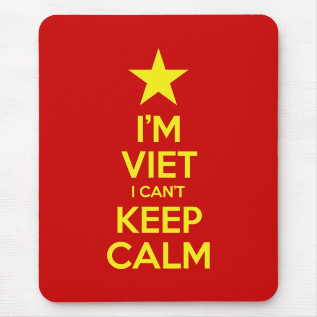 Mousepad Sou Viet, não consigo ficar calmo (Frente)