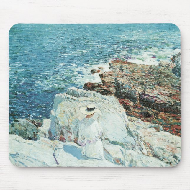 Mousepad South Ledges, Appledore, por Frederick Childe Hass (Frente)