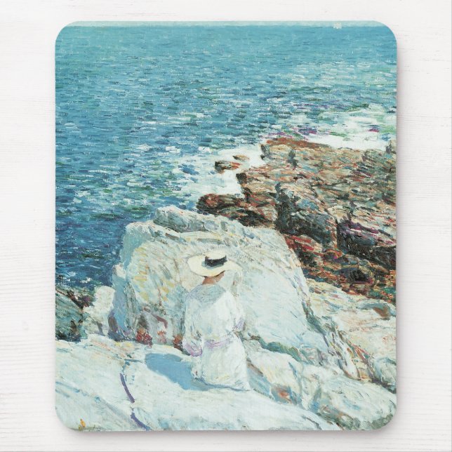 Mousepad South Ledges, Appledore por Frederick Childe Hassa (Frente)