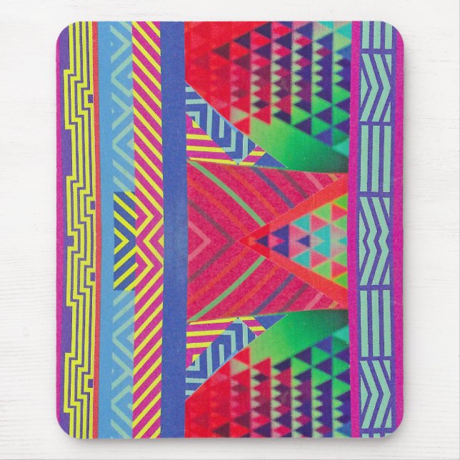 Mousepad southwestern borders and triangles collage (Frente)