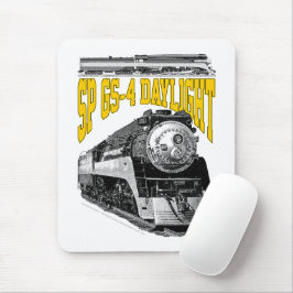 Mousepad SP GS-4 4449 Trem a Vapor Locomotiva à Luz do Dia